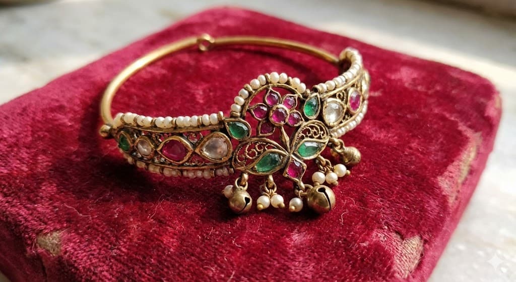 Antique Nath Style Nose Ring
