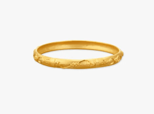 Floral Engraved Bangle