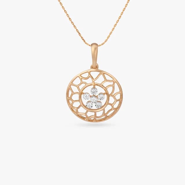 Floral Diamond Necklace