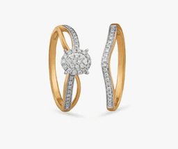 Pearl Touch Gold Nose Ring-2