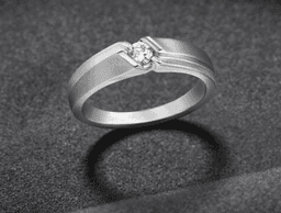 Oxidised Silver Ring-0