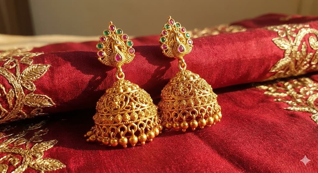 Classic Gold Jhumkas